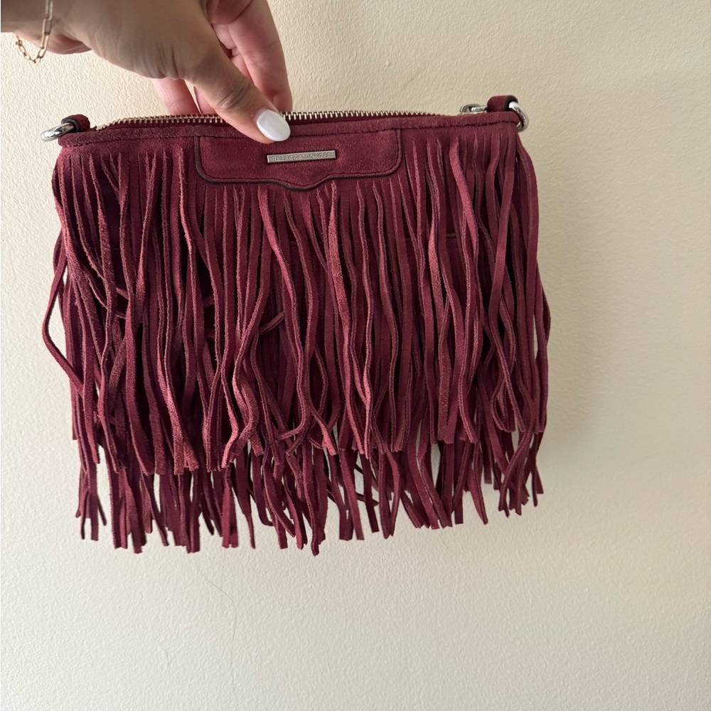 Fringe Rebecca minkoff clutch